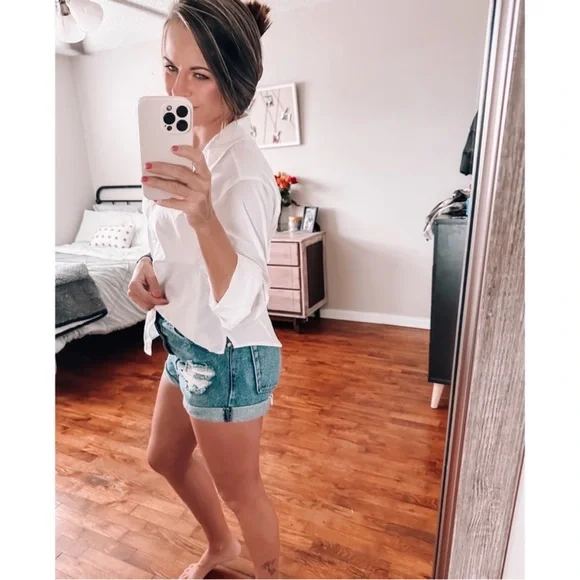 one teaspoon outlaw button fly shorts - Picture 5 of 9